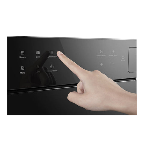 ROBAM  24-in Air Fry Convection European Element Single Electric Wall Oven (Black)