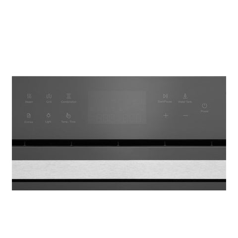 ROBAM  30-in Air Fry Convection European Element Single Electric Wall Oven (Black Glass)