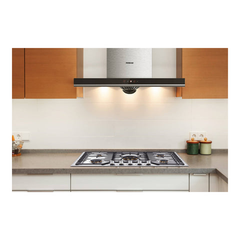 ROBAM  ROBAM-G515 36-in 5 Burners Stainless Steel Gas Cooktop