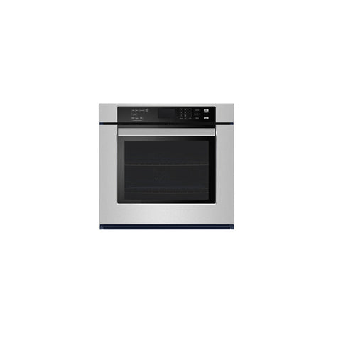 ROBAM  30-in Self-cleaning Air Fry Convection Single Electric Wall Oven (Stainless Steel)