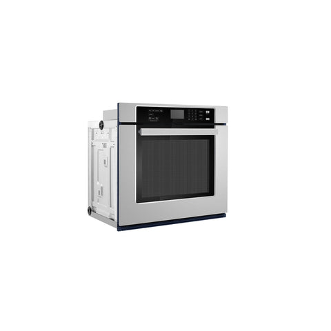 ROBAM  30-in Self-cleaning Air Fry Convection Single Electric Wall Oven (Stainless Steel)