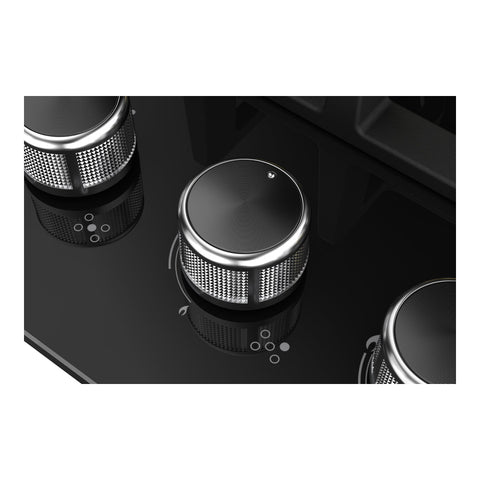 ROBAM Black Gold Series 36 in. 5-Burner 37,200 BTU Gas Cooktop with Brass Burners, Power Burner at 17,000 BTU, Waterproof from Water & Residues, Continuous Grates, Safety Flame Shutoff