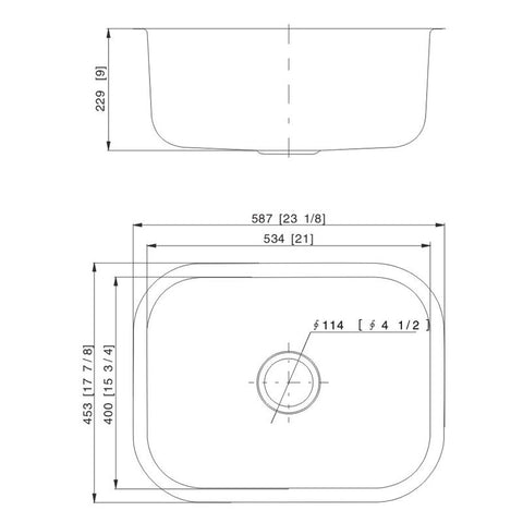 Undermount Stainless Steel Single Bowl Kitchen Sink