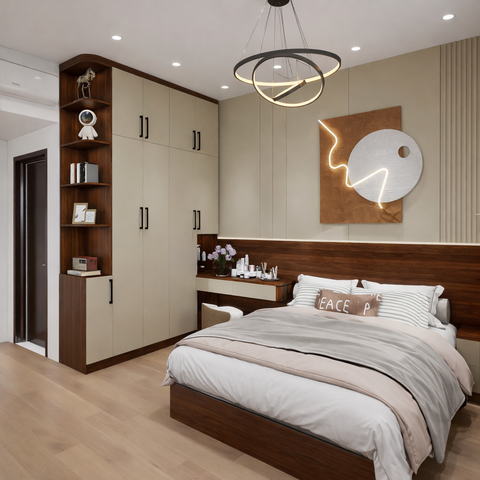 Serene Haven Built-In Wardrobe
