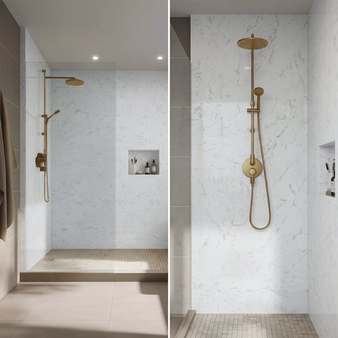Shower Panel Carrara Marmi
