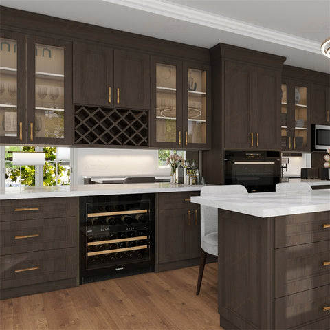 Dark Taupe Shaker 10 x 10 Kitchen Combo