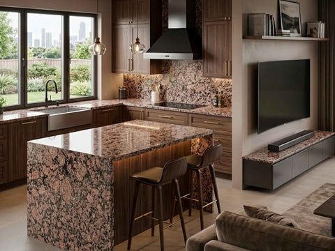 Tan Brown Granite Countertop