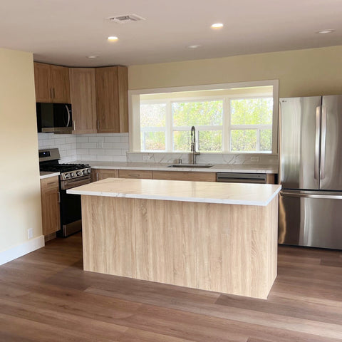 Textured Oak Frameless 10 x 10 Kitchen Combo