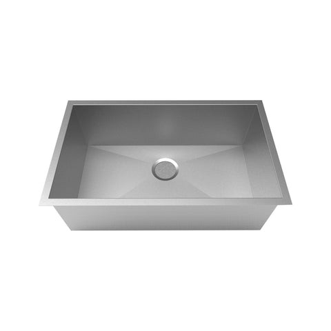 Undermount 304 Stainless Steel Single Bowl Handmade Sink APX-U3018SS