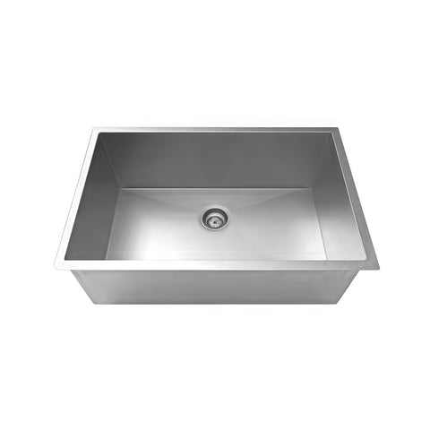 Undermount 304 Stainless Steel Single Bowl Handmade Sink APX-U3118SS