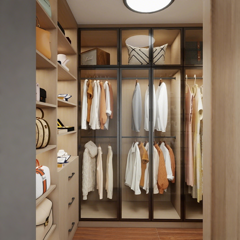 Urban Elegance Glass Wardrobe System