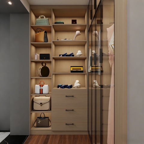 Urban Elegance Glass Wardrobe System