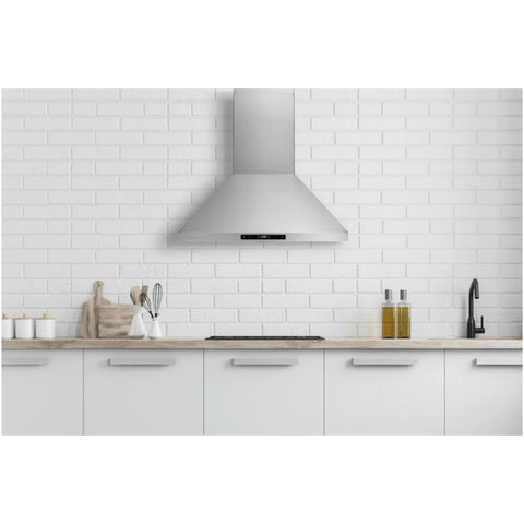 Hauslane Chef 30-in Convertible Stainless Steel Wall-Mounted Range Hood