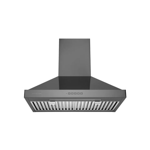 Hauslane Chef 30-in Convertible Black Stainless Steel Wall-Mounted Range Hood