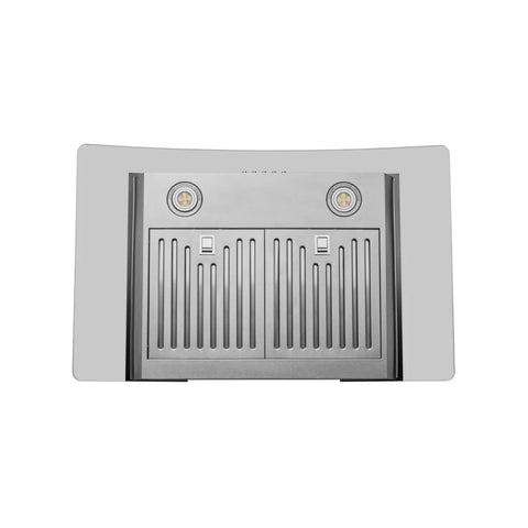 Hauslane Chef 30-in Convertible Stainless Steel Wall-Mounted Range Hood
