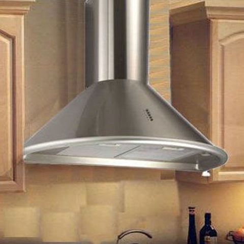 Wall-Mounted Range Hood Round Style