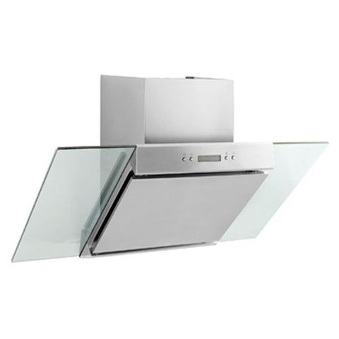Convertible Stainless Steel Wall-Mounted Range Hood Glass Style