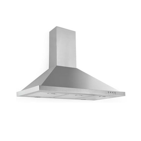 Convertible Stainless Steel Wall Mount Range Hood Square Style