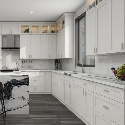White Shaker 10 x 10 Kitchen Combo