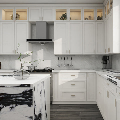 White Shaker 10 x 10 Kitchen Combo