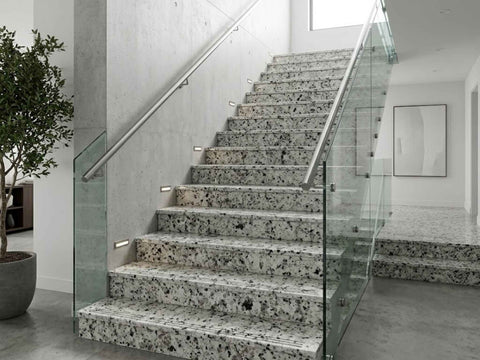 White Flower Granite Countertop