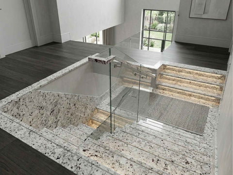 White Galaxy Granite Countertop