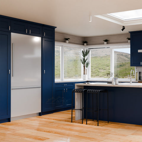 Blue Shaker 10 x 10 Kitchen Combo