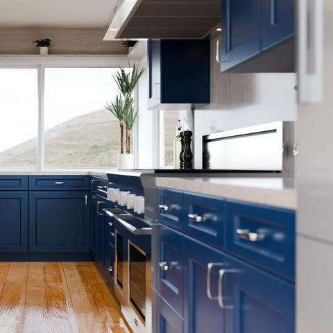 Blue Shaker 10 x 10 Kitchen Combo