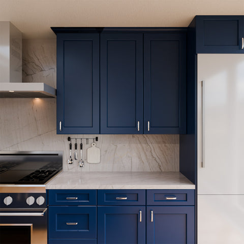 Blue Shaker 10 x 10 Kitchen Combo