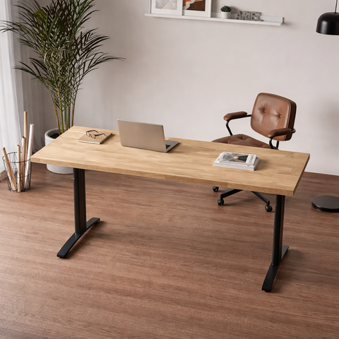 Solid Wood Butcher Block Desk Top