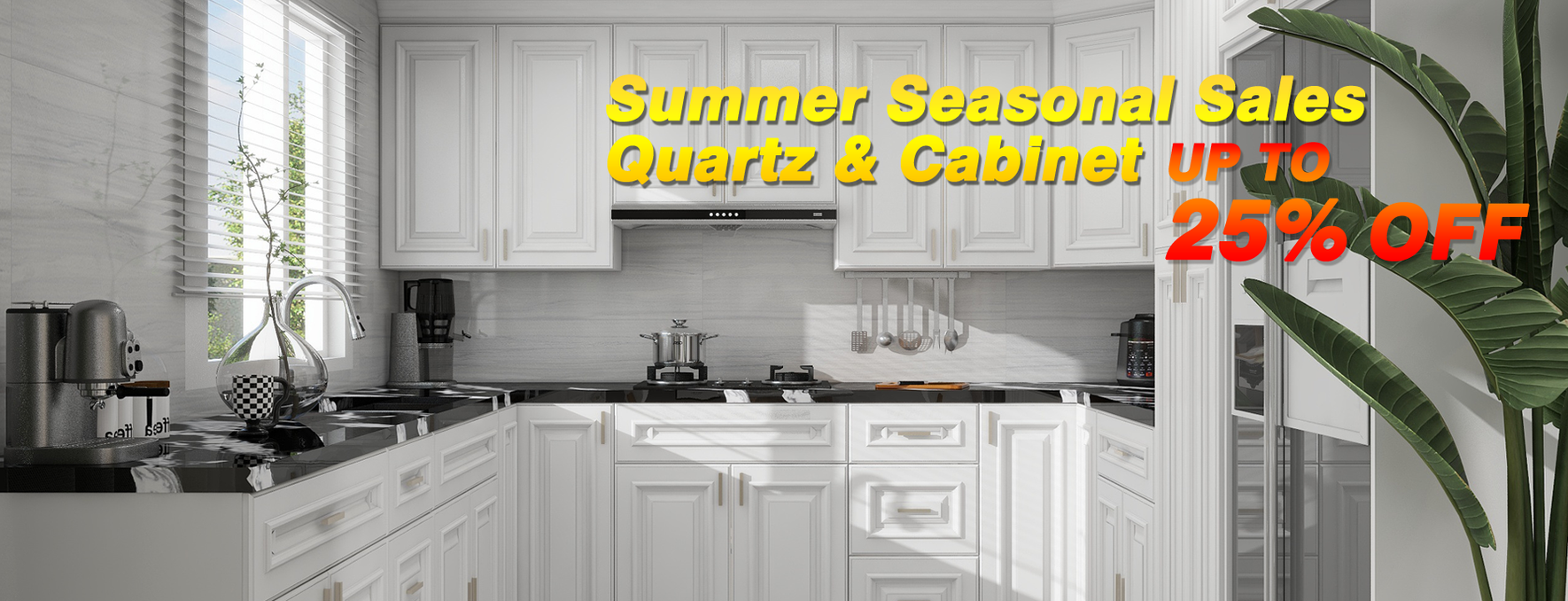 FREE 3D Kitchen Cabinet Design. Great Price on Quartz & Granite Tops ...