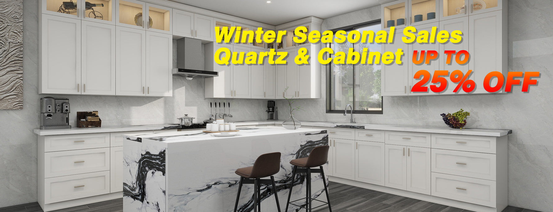 FREE 3D Kitchen Cabinet Design. Great Price on Quartz & Granite Tops ...