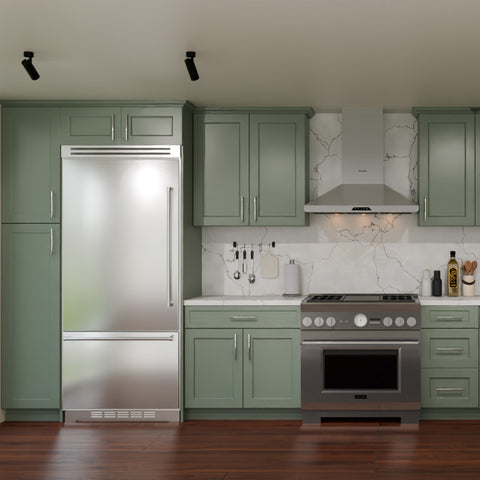 Jade Green Shaker 10 x 10 Kitchen Combo