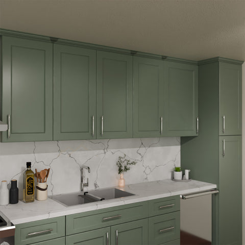 Jade Green Shaker 10 x 10 Kitchen Combo