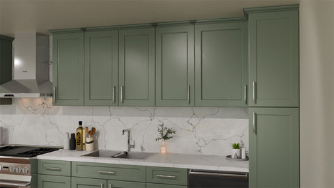 Emerald Green Shaker 10 x 10 Kitchen Combo