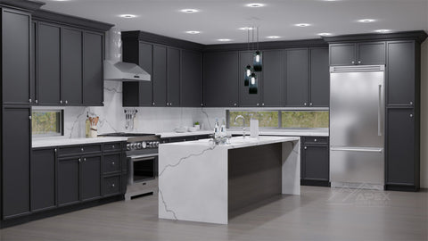 Angel Black(Slim Shaker) 10 x 10 Kitchen Combo