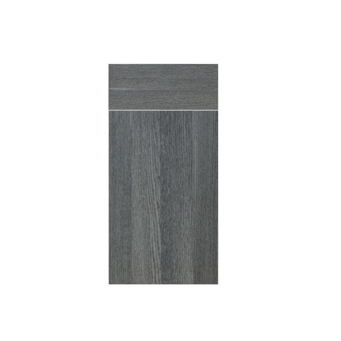 Textured Gray Slab Doors Frameless Style Kitchen Cabinets