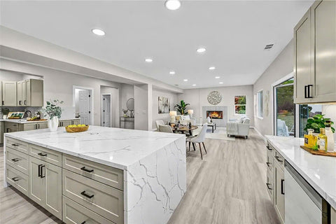 Dune Gray Shaker Kitchen Cabinet