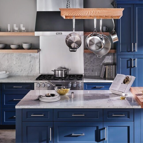 Blue Shaker 10 x 10 Kitchen Combo